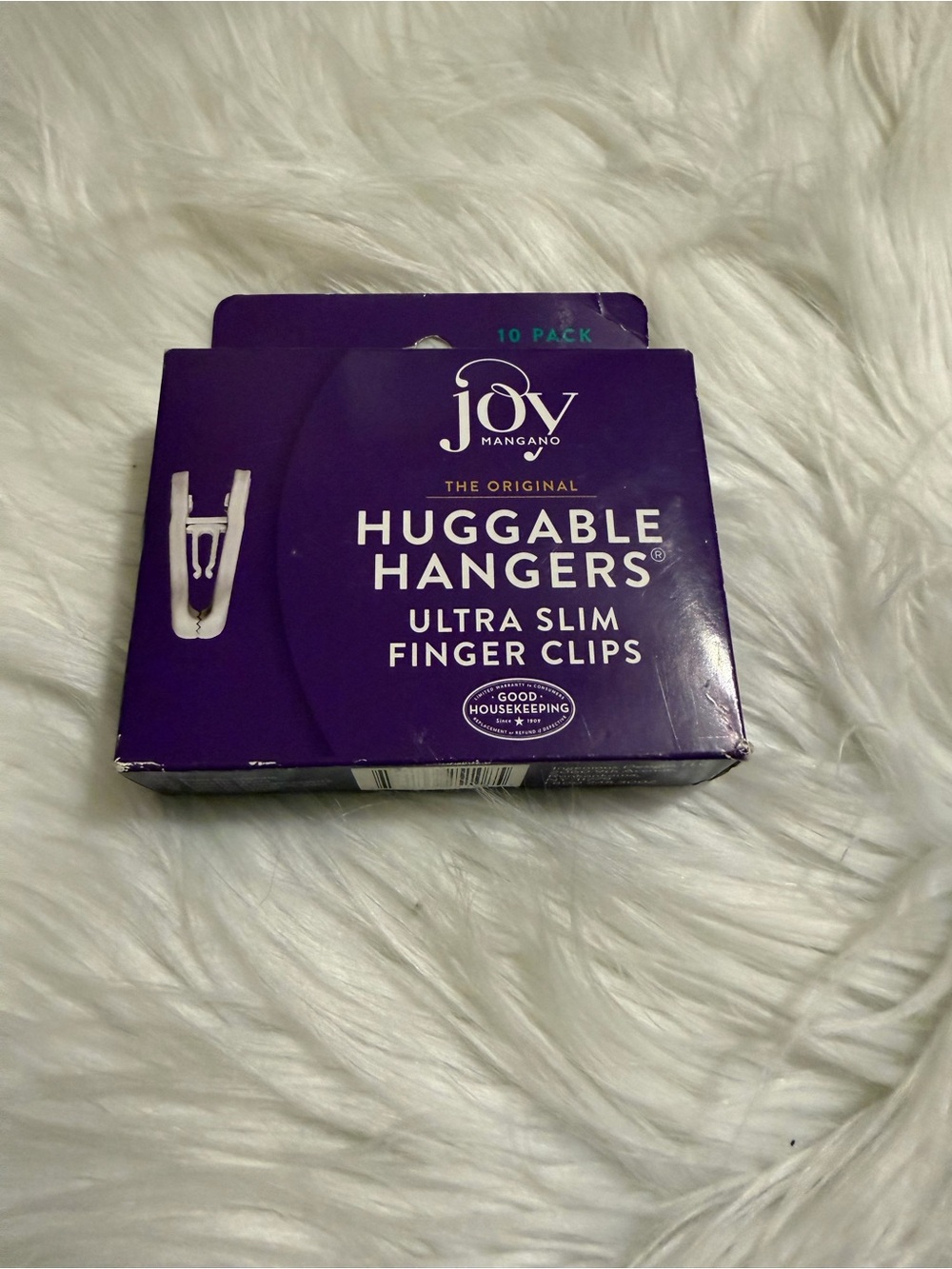 JOY MANGANO original Huggable slim finger clips hangers (10 pcs) NIB